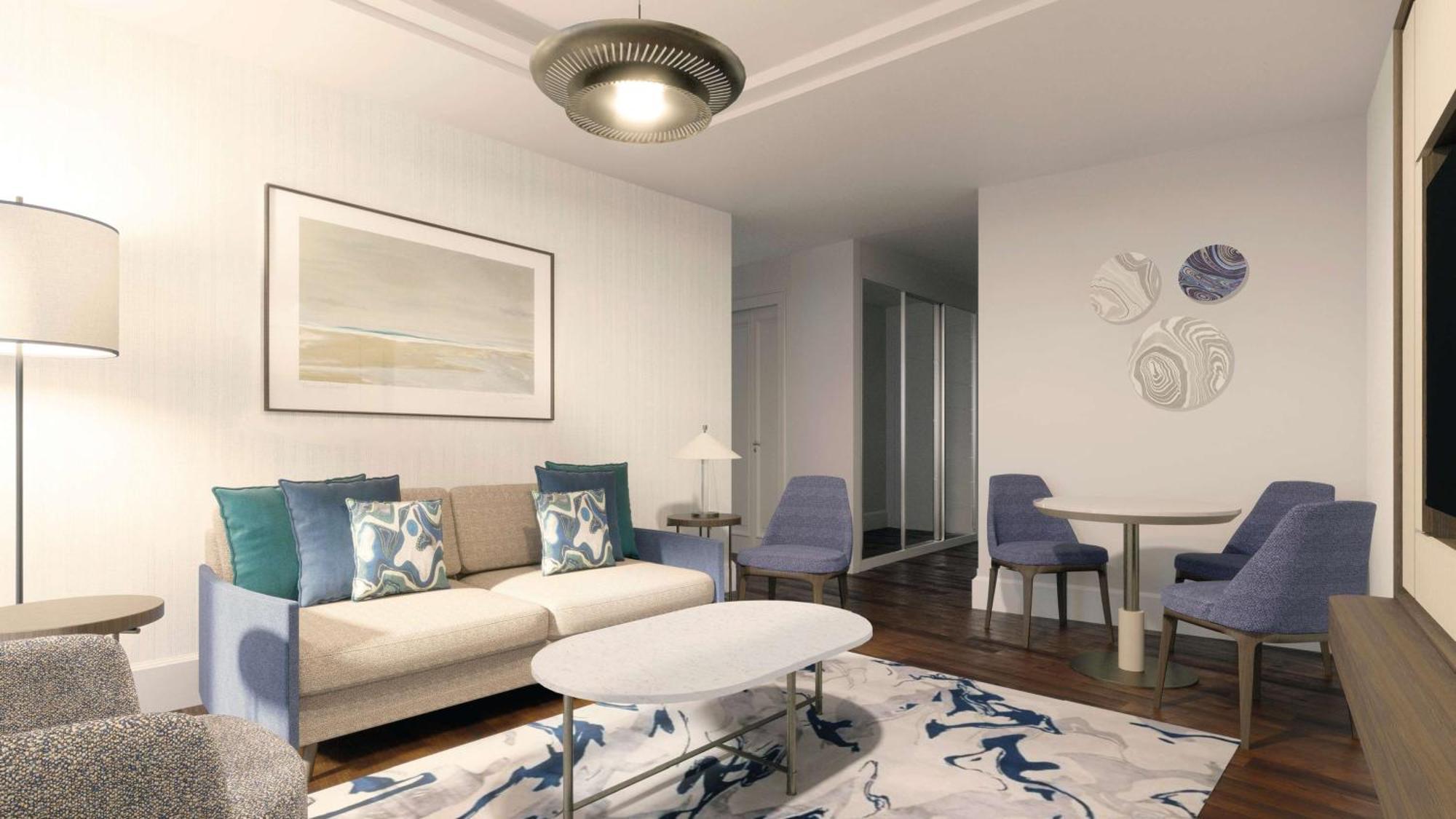 Hilton Mall Of Estambul Exterior foto A staged living room