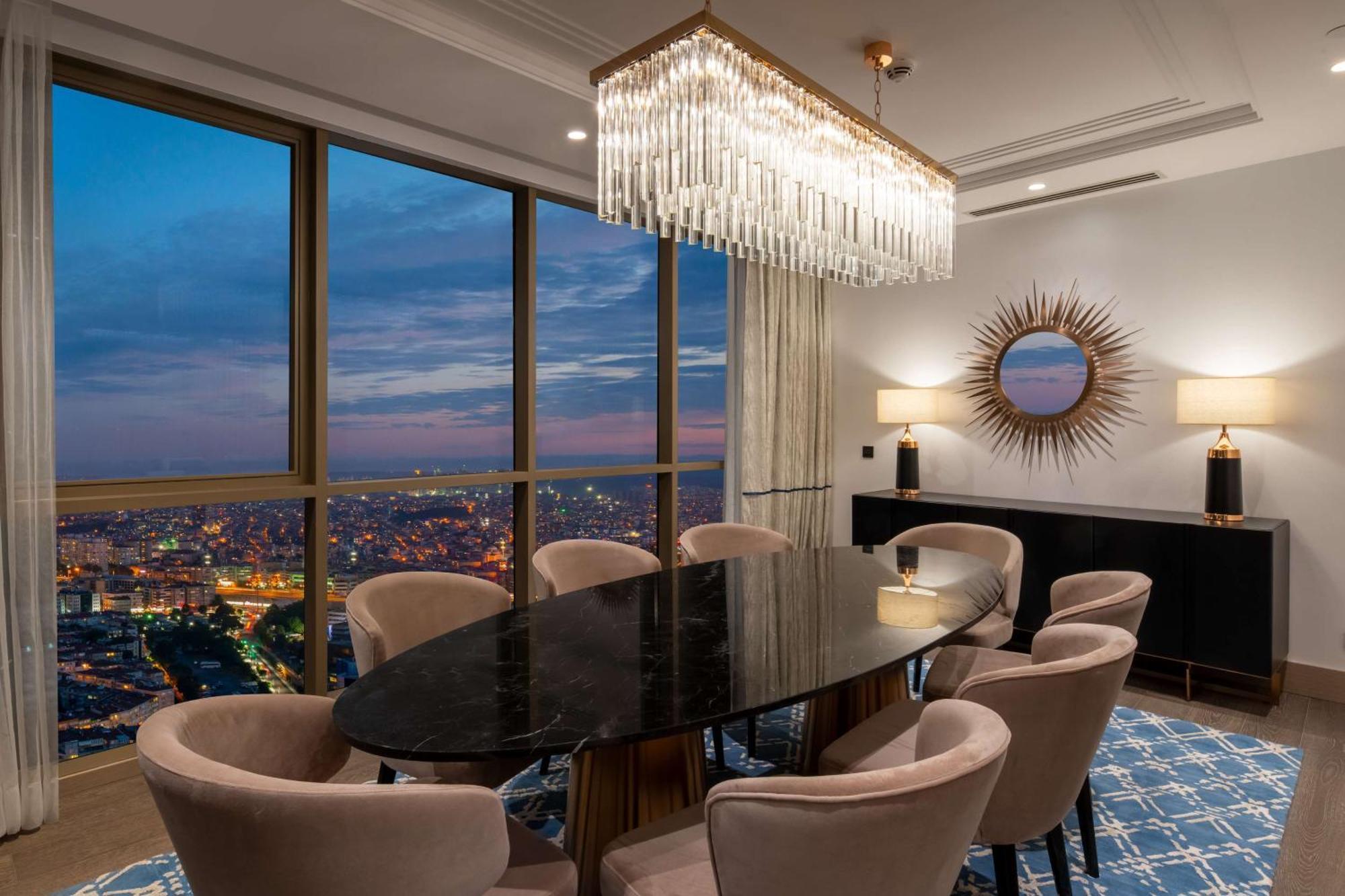 Hilton Mall Of Estambul Exterior foto A dining room in a penthouse